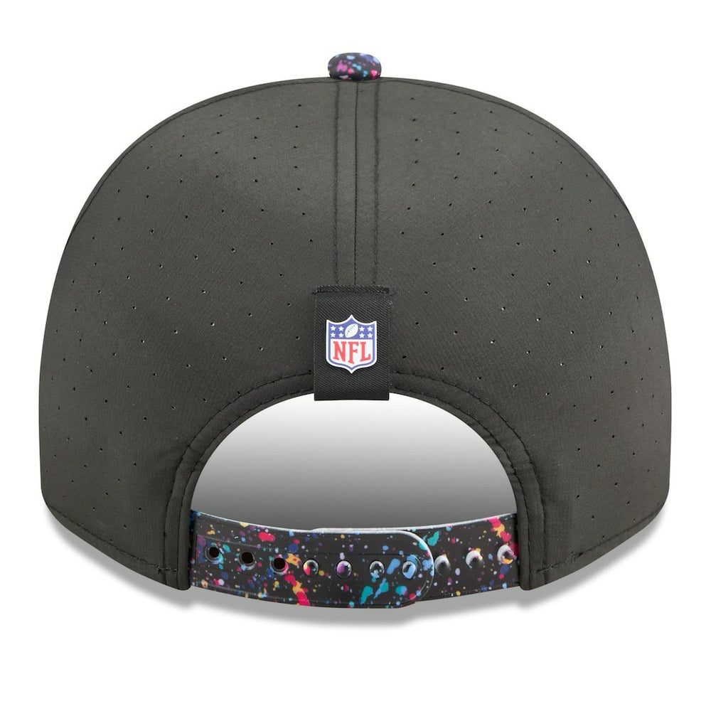 Detroit Lions New Era 2025 NFL Crucial Catch A-Frame 9FIFTY Snapback Hat - Black - NFL