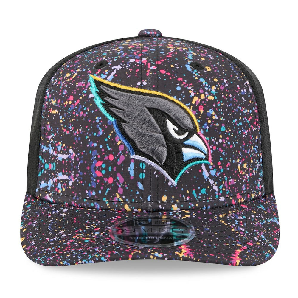 Arizona Cardinals New Era 2025 NFL Crucial Catch 9SEVENTY Adjustable Hat - Black - NFL