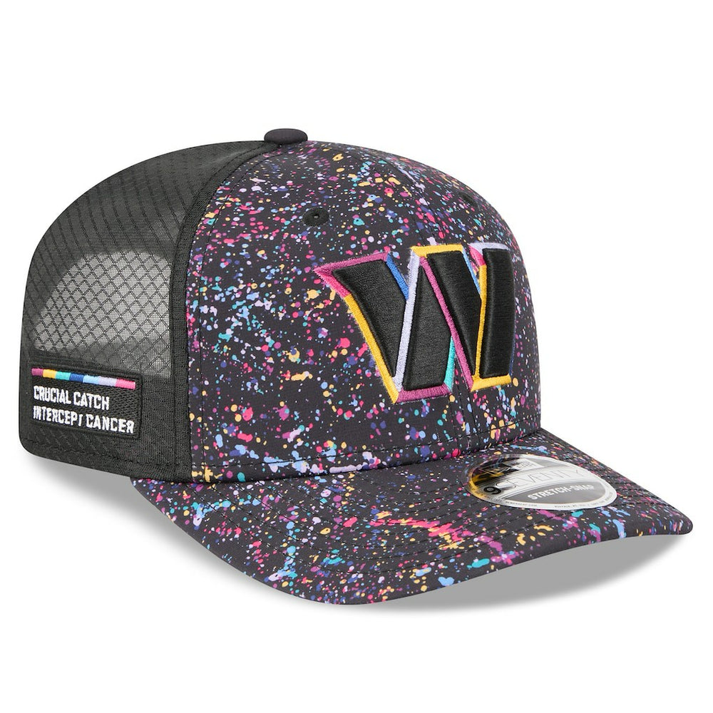 Washington Commanders New Era 2025 NFL Crucial Catch 9SEVENTY Adjustable Hat - Black - NFL