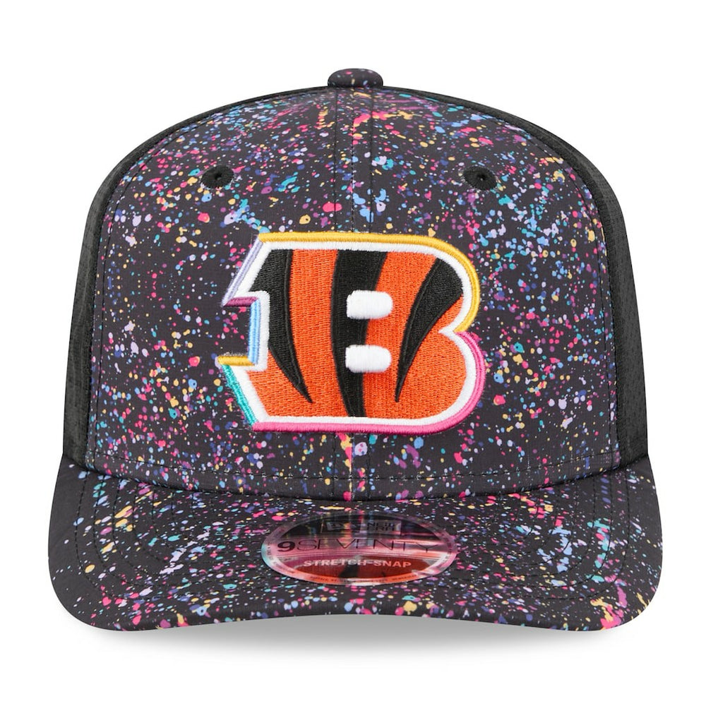 Cincinnati Bengals New Era 2025 NFL Crucial Catch 9SEVENTY Adjustable Hat - Black - NFL