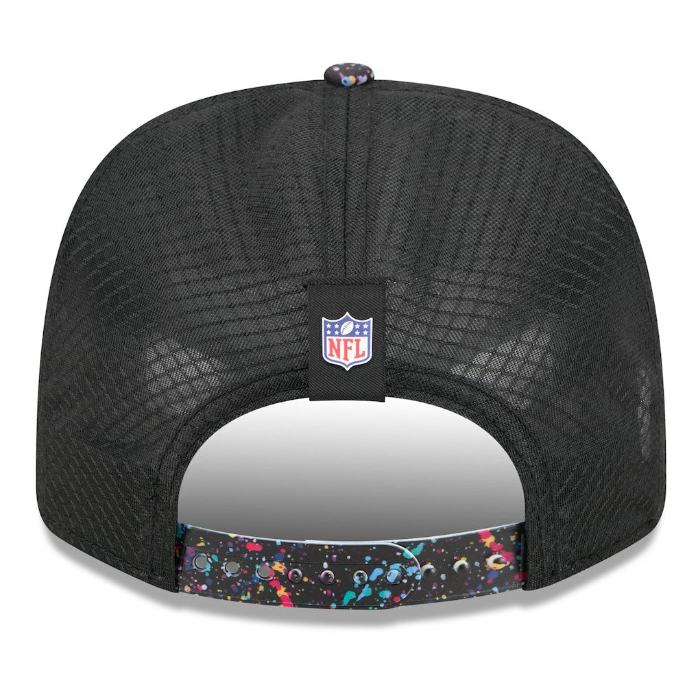 Detroit Lions New Era 2025 NFL Crucial Catch 9SEVENTY Adjustable Hat - Black - NFL