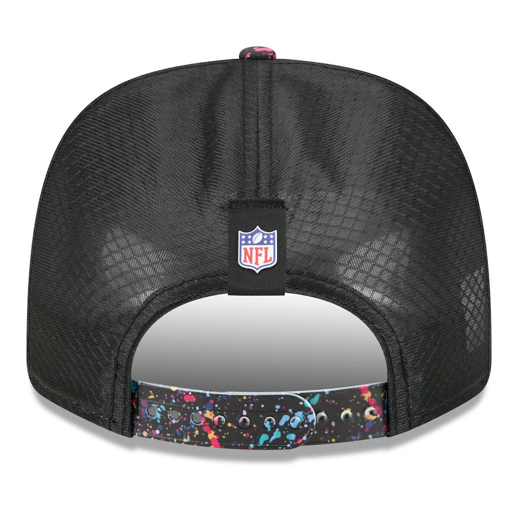 Miami Dolphins New Era 2025 NFL Crucial Catch 9SEVENTY Adjustable Hat - Black - NFL