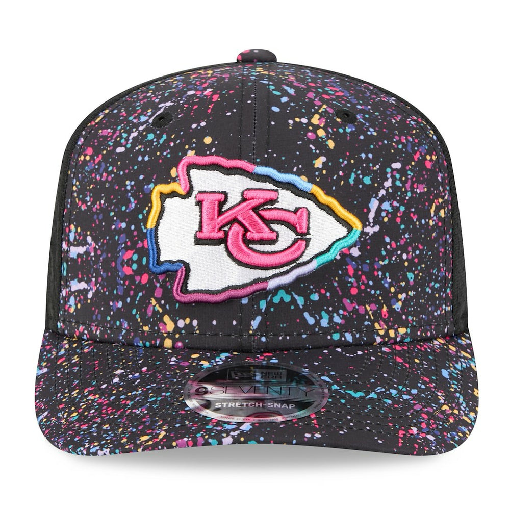 Kansas City Chiefs New Era 2025 NFL Crucial Catch 9SEVENTY Adjustable Hat - Black - NFL