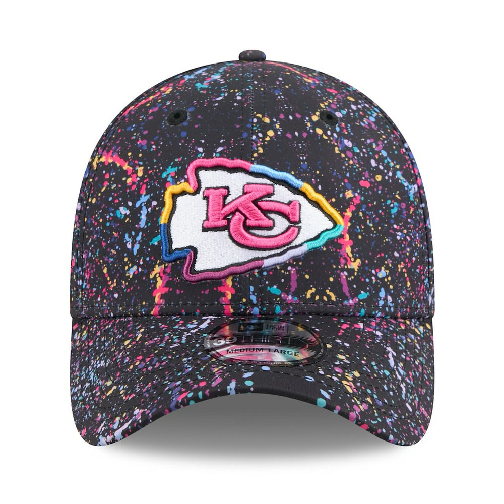 Kansas City Chiefs New Era 2025 NFL Crucial Catch 39THIRTY Flex Hat - Black - NFL
