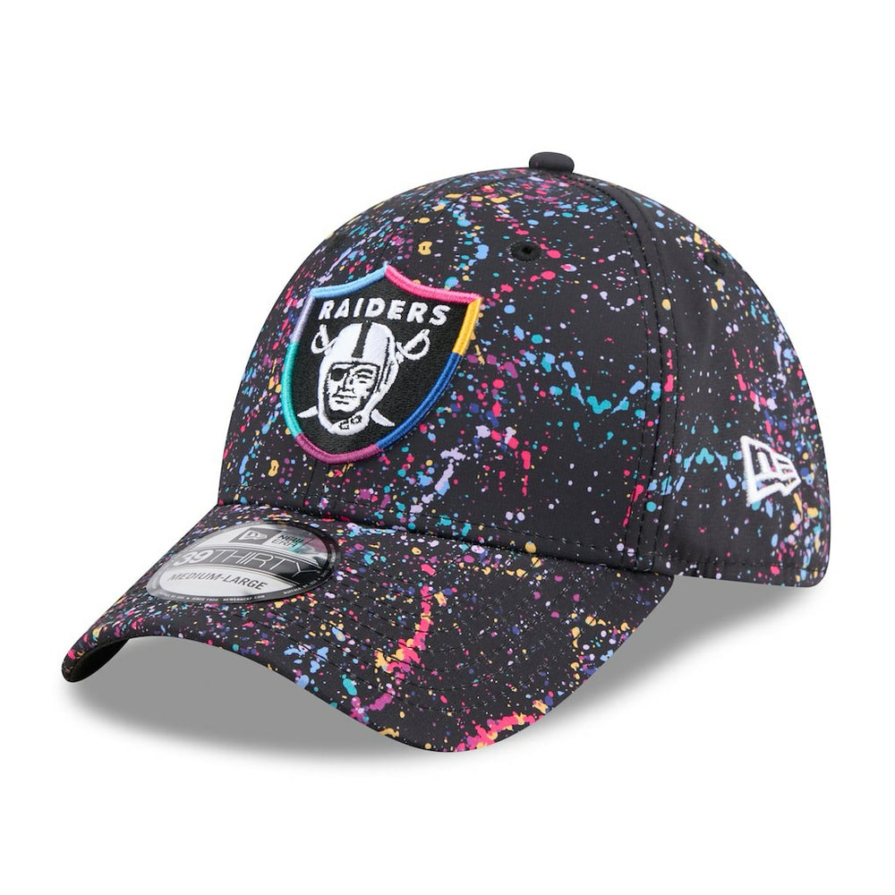 Las Vegas Raiders New Era 2025 NFL Crucial Catch 39THIRTY Flex Hat - Black - NFL