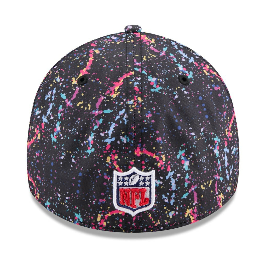 Miami Dolphins New Era 2025 NFL Crucial Catch 39THIRTY Flex Hat - Black - NFL