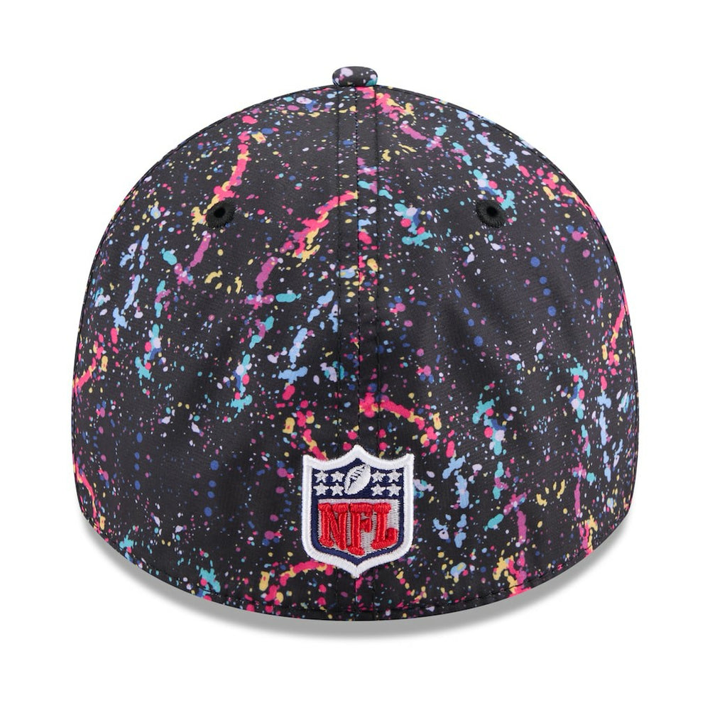 Miami Dolphins New Era 2025 NFL Crucial Catch 39THIRTY Flex Hat - Black - NFL