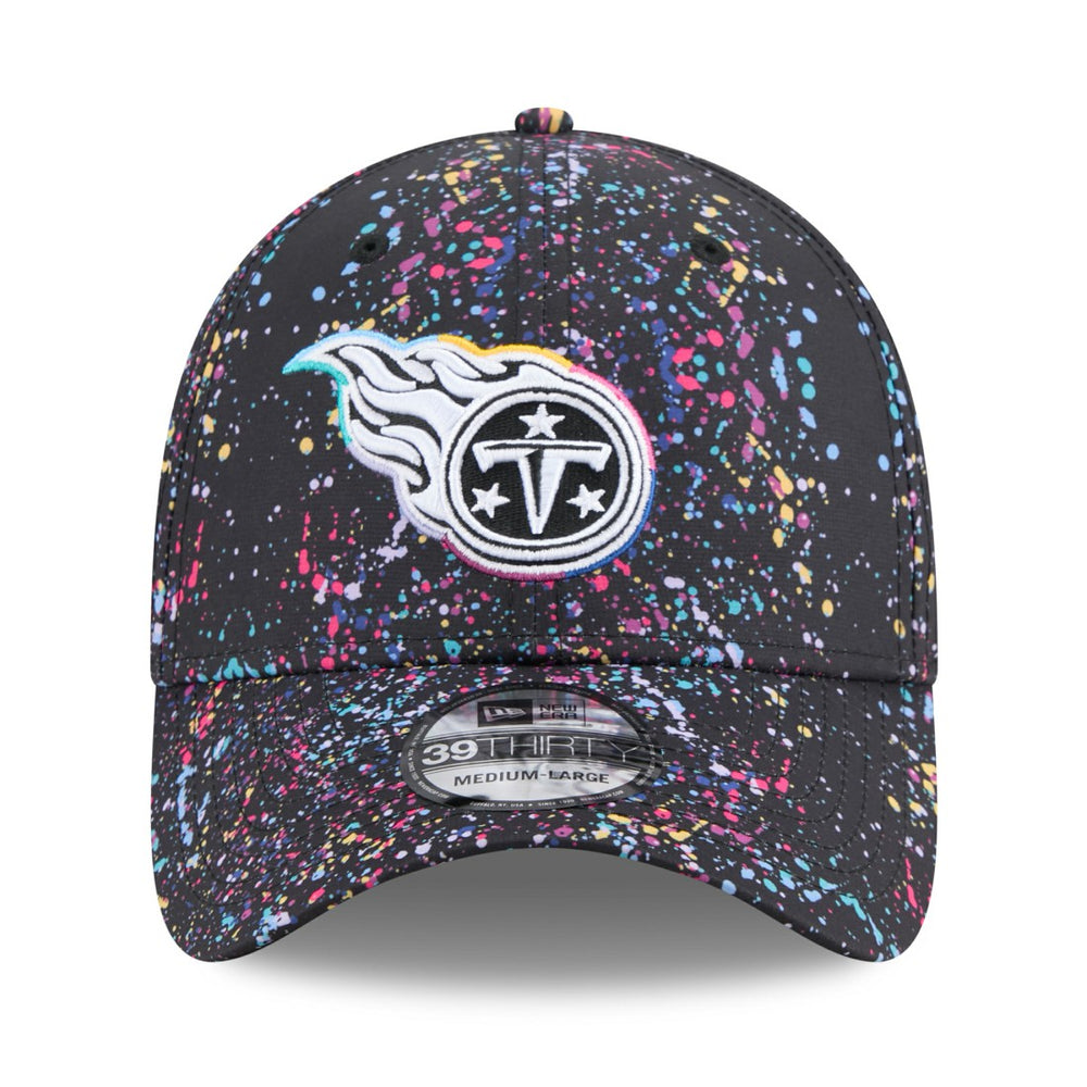 Tennessee Titans New Era 2025 NFL Crucial Catch 39THIRTY Flex Hat - Black - NFL