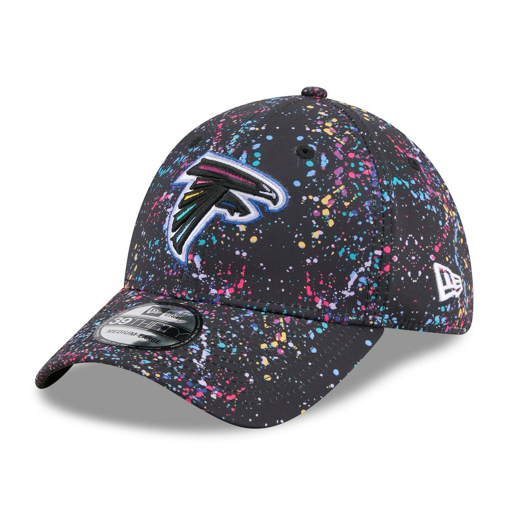 Atlanta Falcons New Era 2025 NFL Crucial Catch 39THIRTY Flex Hat - Black - NFL