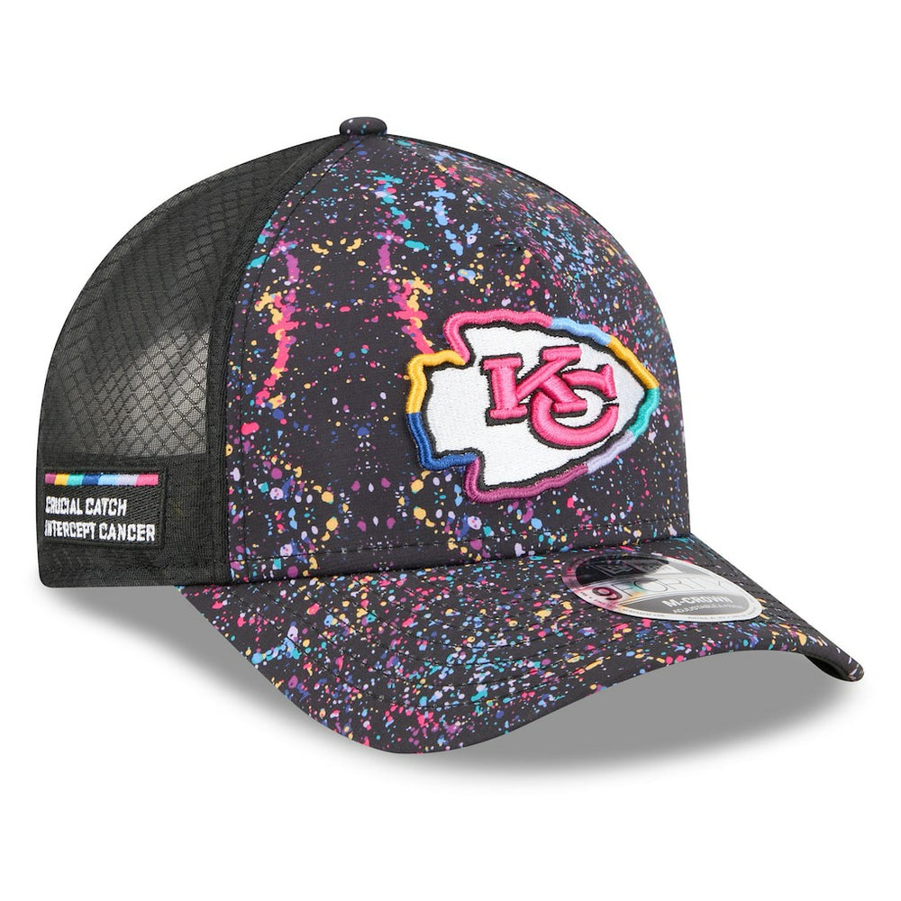 Kansas City Chiefs New Era 2025 NFL Crucial Catch 9FORTY Adjustable Hat - Black - NFL