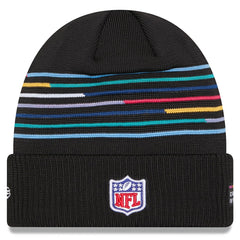 Cleveland Browns New Era 2025 NFL Crucial Catch Cuffed Knit Hat - Black - NFL