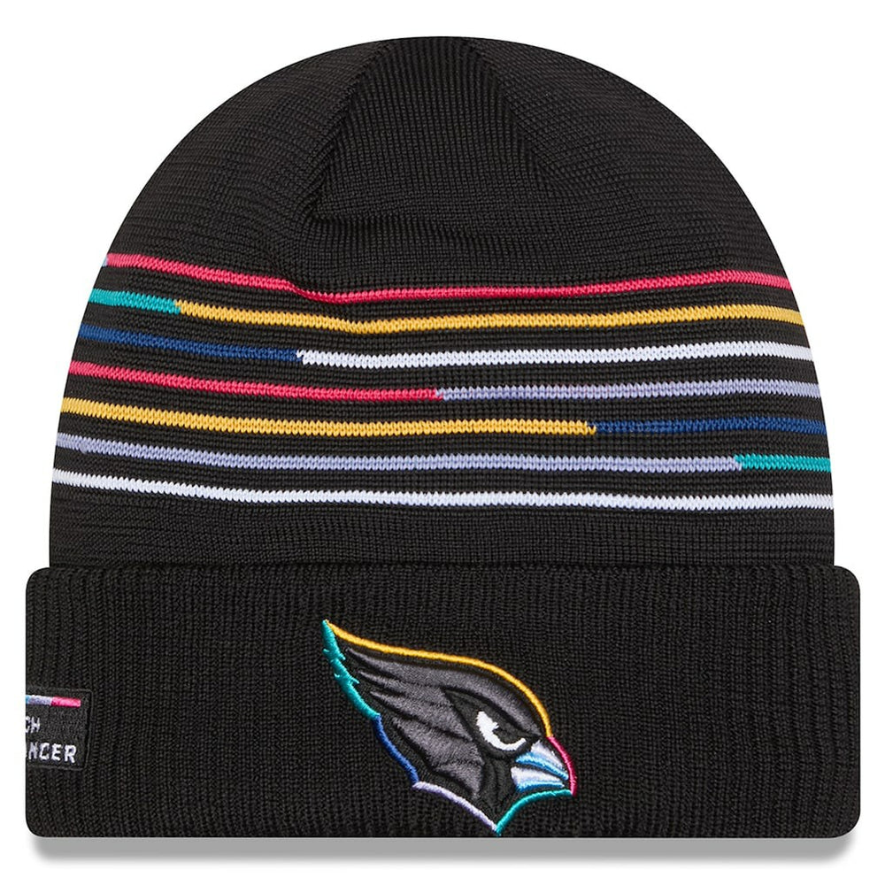 Arizona Cardinals New Era 2025 NFL Crucial Catch Cuffed Knit Hat - Black - NFL