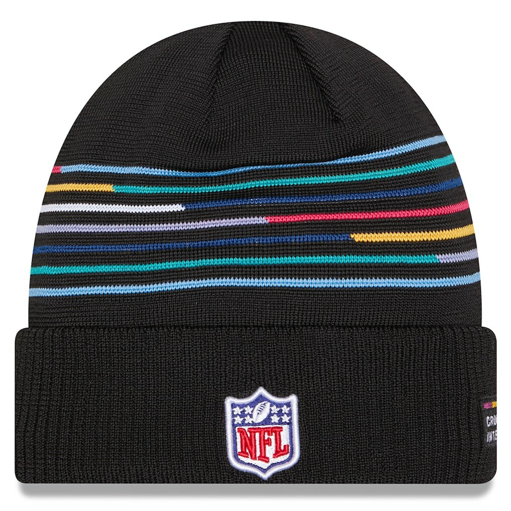 Arizona Cardinals New Era 2025 NFL Crucial Catch Cuffed Knit Hat - Black - NFL