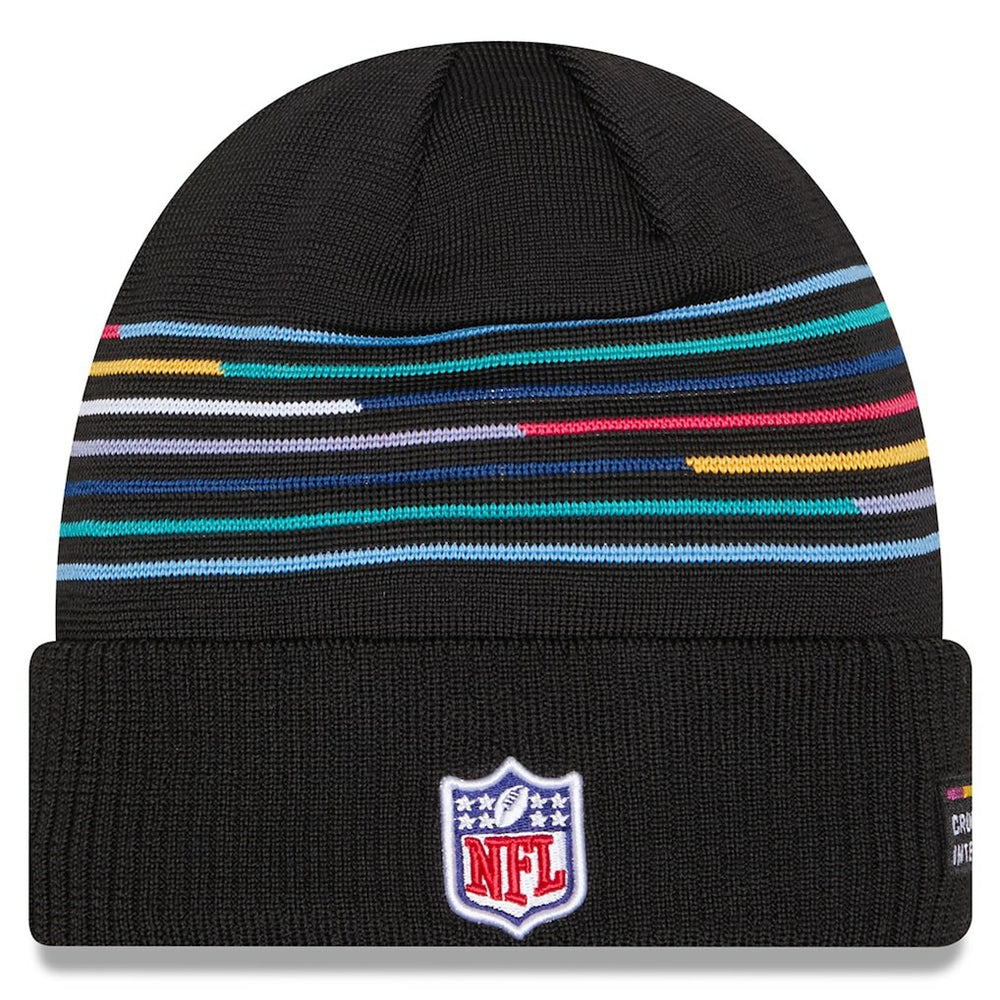 Arizona Cardinals New Era 2025 NFL Crucial Catch Cuffed Knit Hat - Black - NFL
