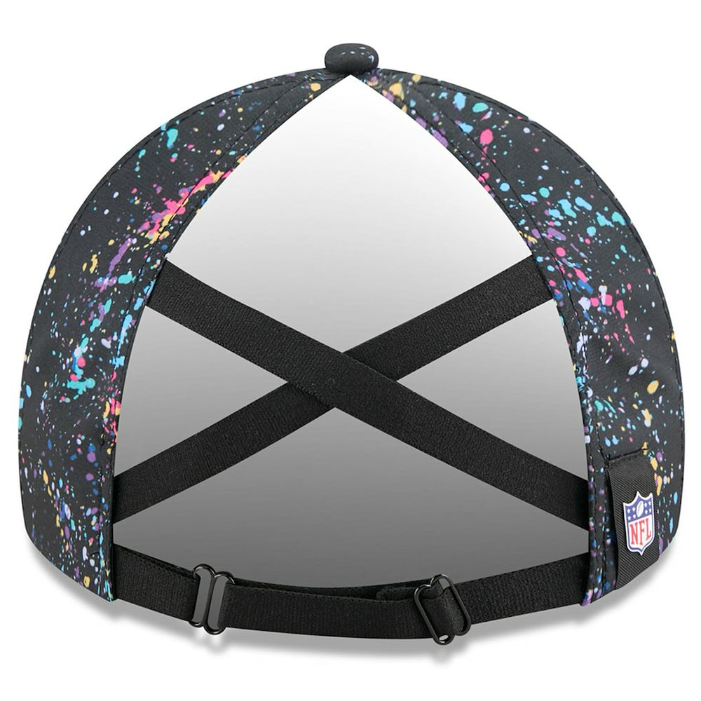 Los Angeles Chargers New Era Women's 2025 NFL Crucial Catch Pony Tail Adjustable Hat - Black - NFL