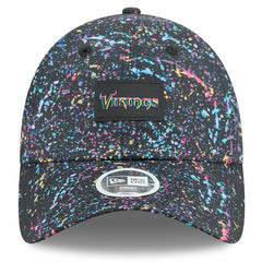 Minnesota Vikings New Era Women's 2025 NFL Crucial Catch Pony Tail Adjustable Hat - Black - NFL