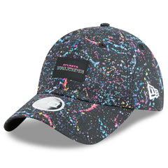 Atlanta Falcons New Era Women's 2025 NFL Crucial Catch Pony Tail Adjustable Hat - Black - NFL