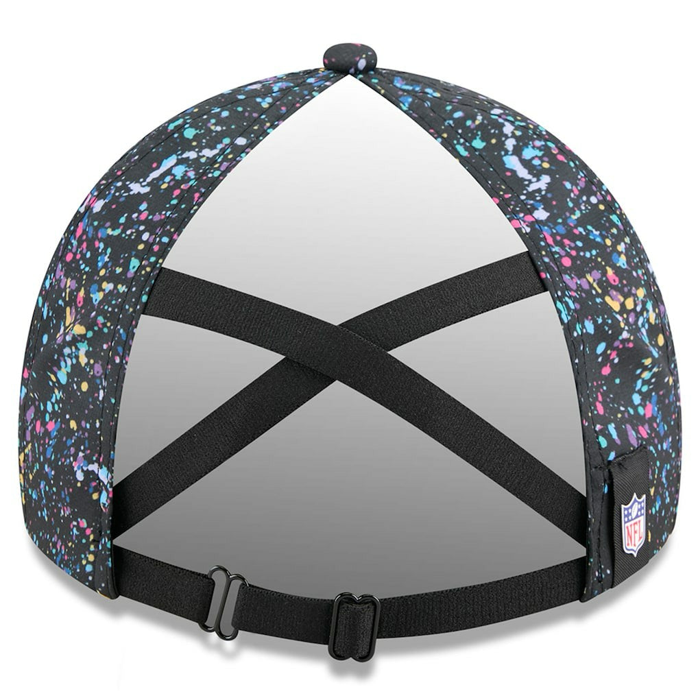 Atlanta Falcons New Era Women's 2025 NFL Crucial Catch Pony Tail Adjustable Hat - Black - NFL