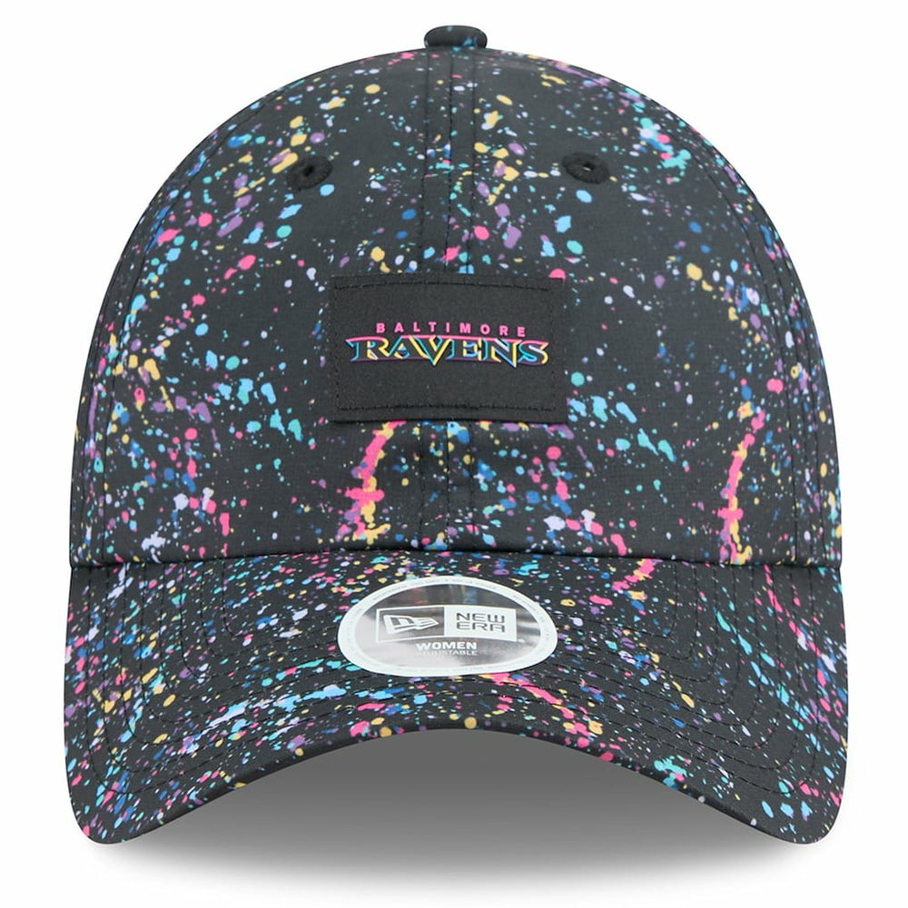 Baltimore Ravens New Era Women's 2025 NFL Crucial Catch Pony Tail Adjustable Hat - Black - NFL