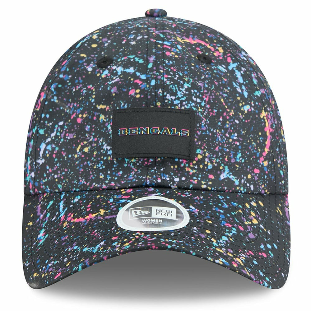 Cincinnati Bengals New Era Women's 2025 NFL Crucial Catch Pony Tail Adjustable Hat - Black - NFL