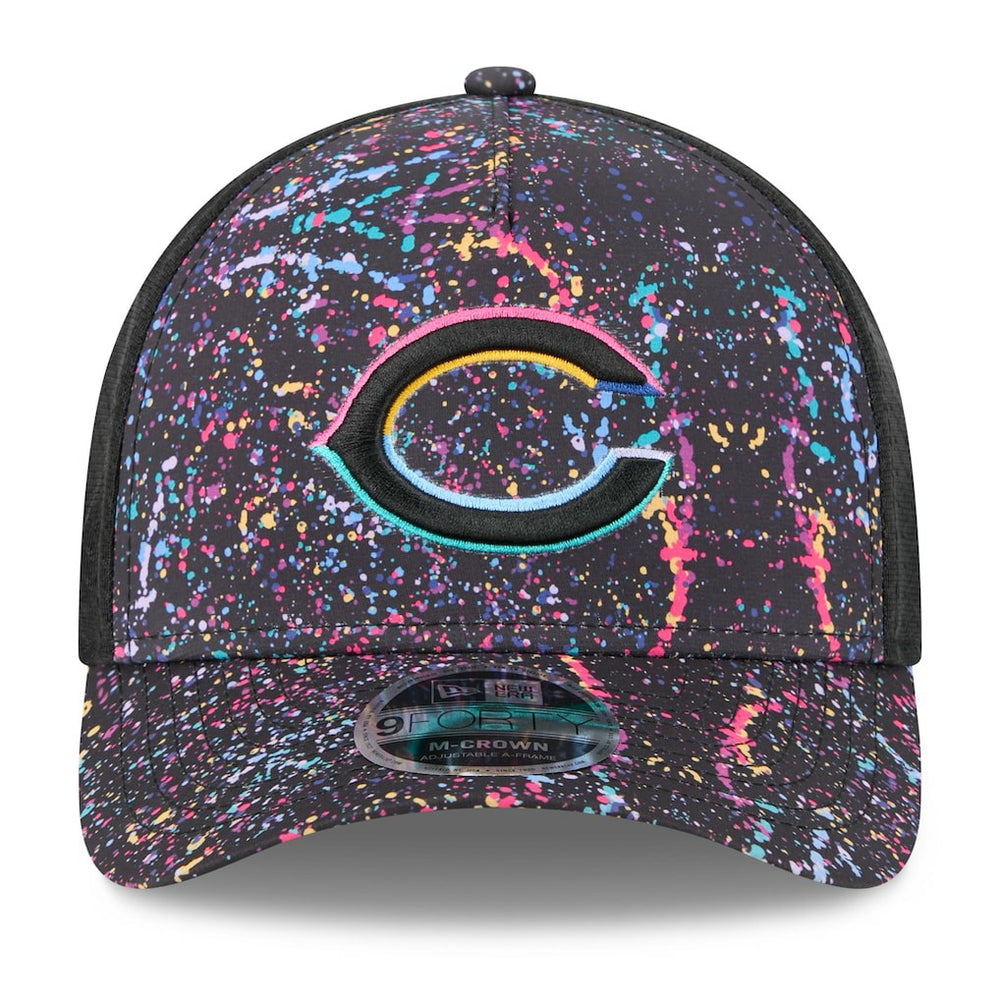 Chicago Bears New Era Youth 2025 NFL Crucial Catch 9FORTY Adjustable Hat - Black - NFL