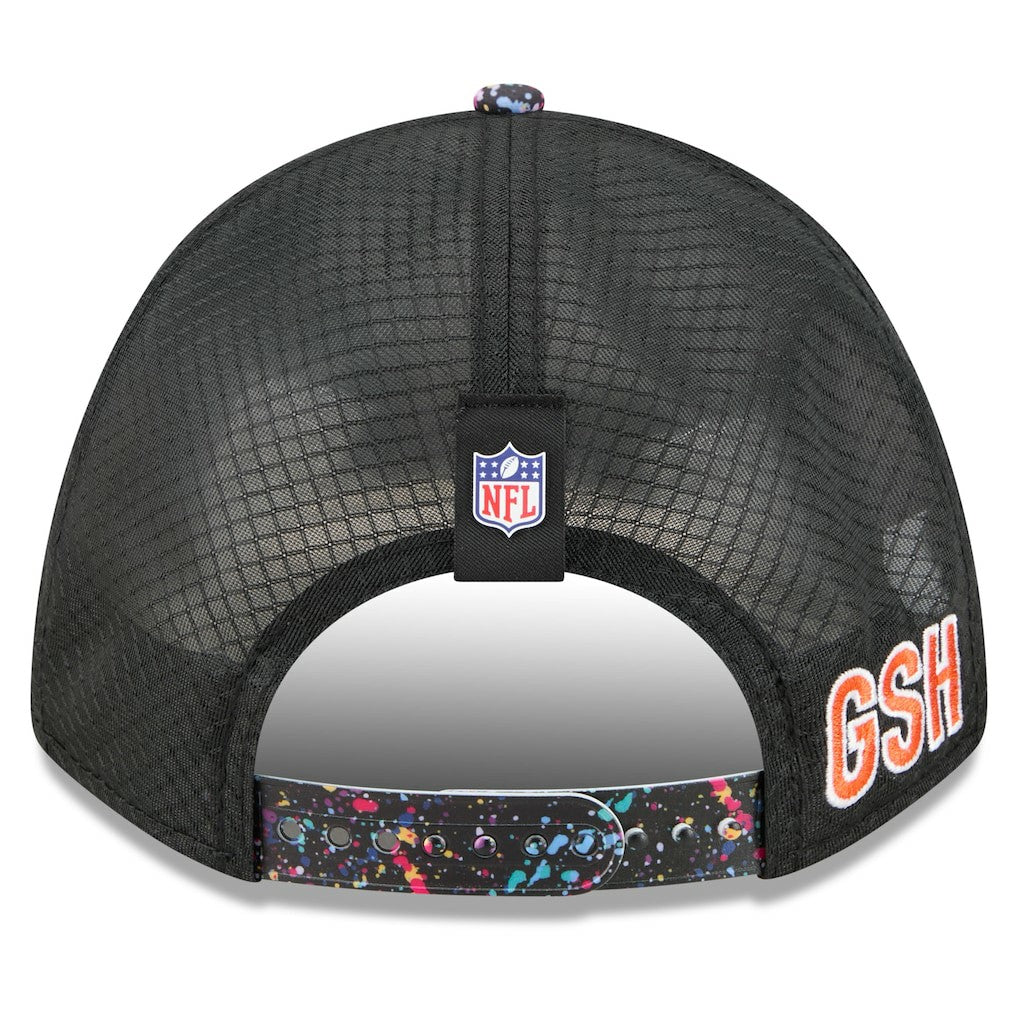 Chicago Bears New Era Youth 2025 NFL Crucial Catch 9FORTY Adjustable Hat - Black - NFL
