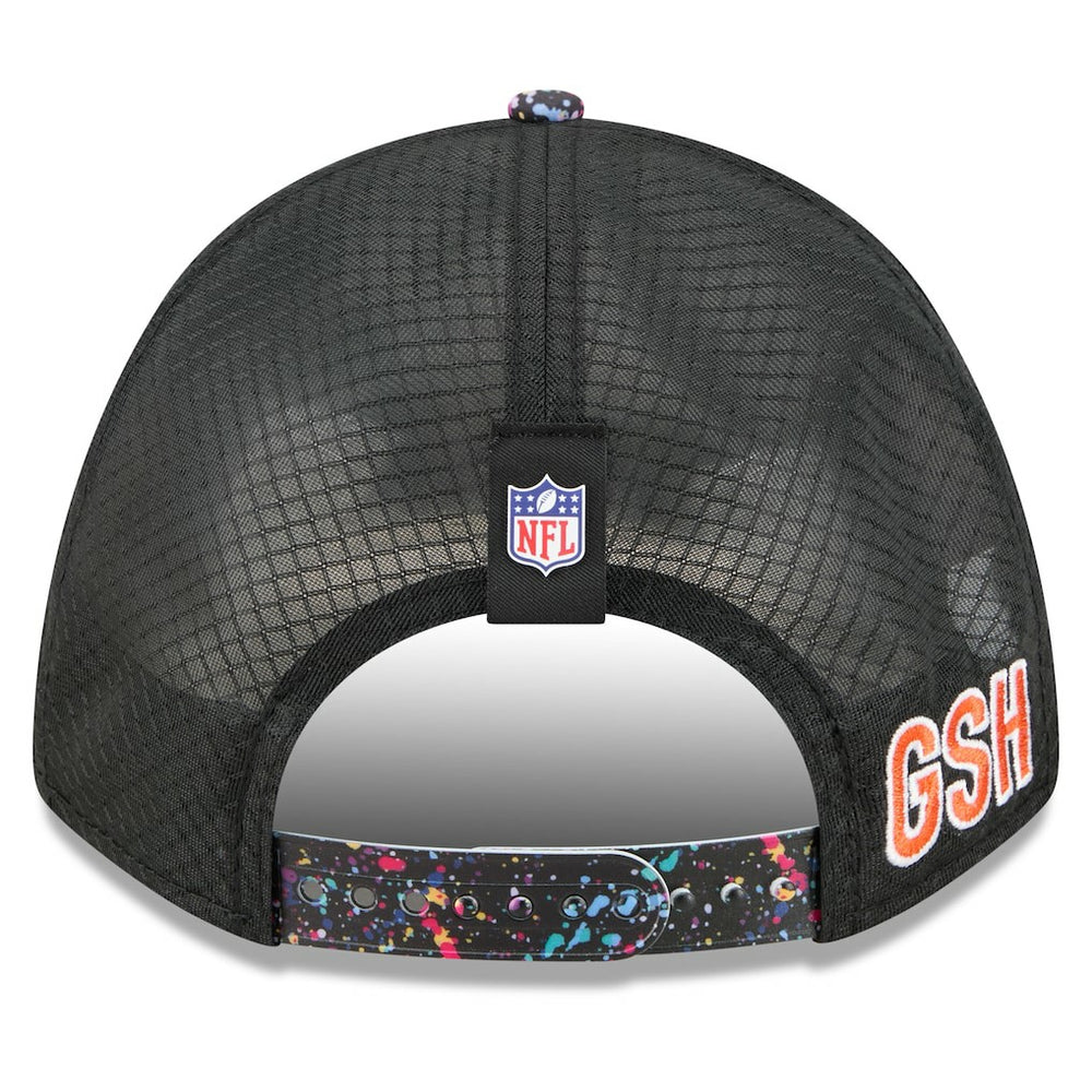 Chicago Bears New Era Youth 2025 NFL Crucial Catch 9FORTY Adjustable Hat - Black - NFL