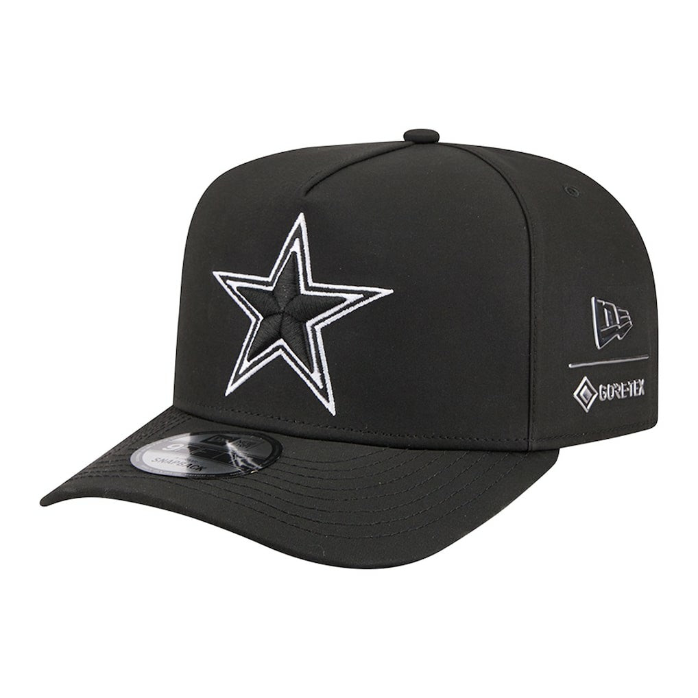 Dallas Cowboys New Era Gore-Tex A-Frame 9FIFTY Snapback Hat - Black - NFL