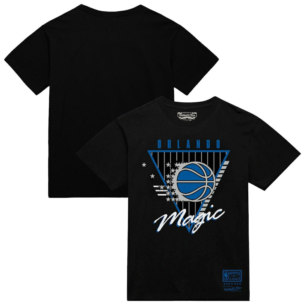 Mitchell & Ness Orlando Magic Worldwide Collection Tri-Logo T-Shirt Black