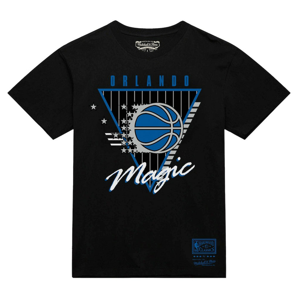 Mitchell & Ness Orlando Magic Worldwide Collection Tri-Logo T-Shirt Black
