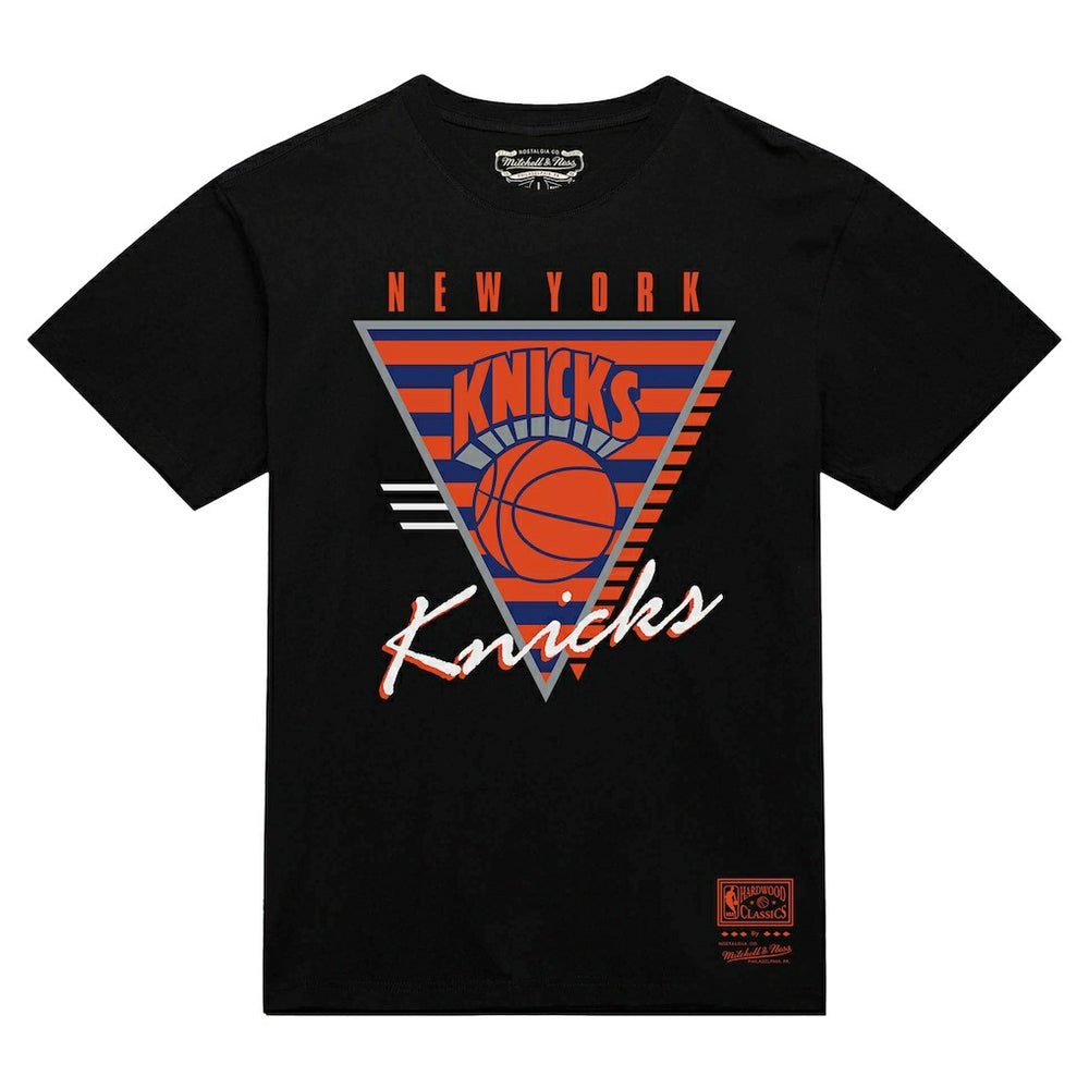 Mitchell & Ness New York Knicks Worldwide Collection Tri-Logo T-Shirt Black
