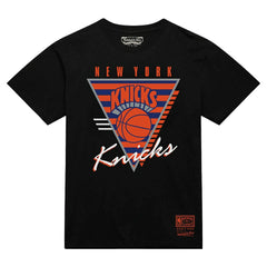 Mitchell & Ness New York Knicks Worldwide Collection Tri-Logo T-Shirt Black