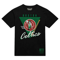 Mitchell & Ness Boston Celtics Worldwide Collection Tri-Logo T-Shirt Black