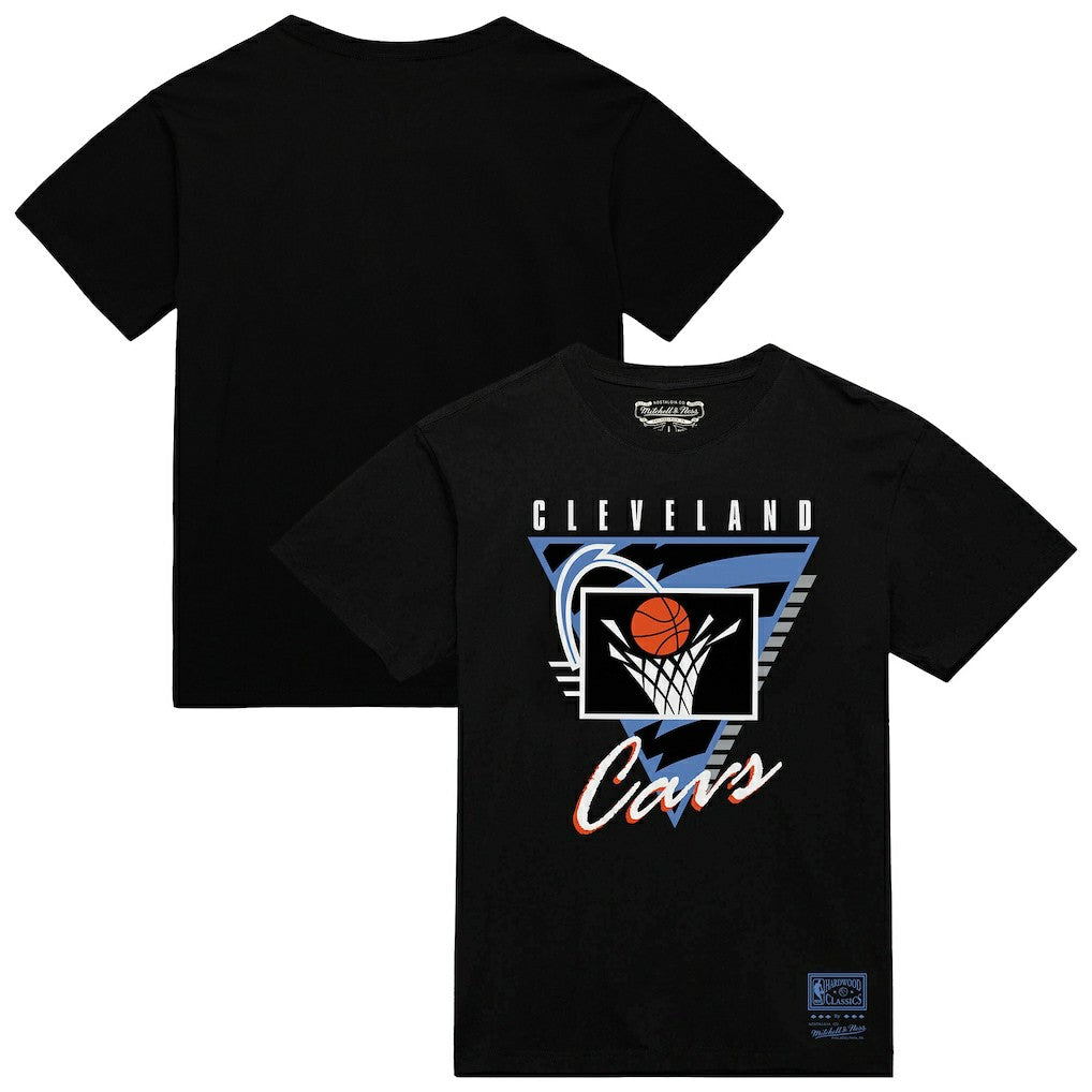 Mitchell & Ness Cleveland Cavaliers Worldwide Collection Tri-Logo T-Shirt Black