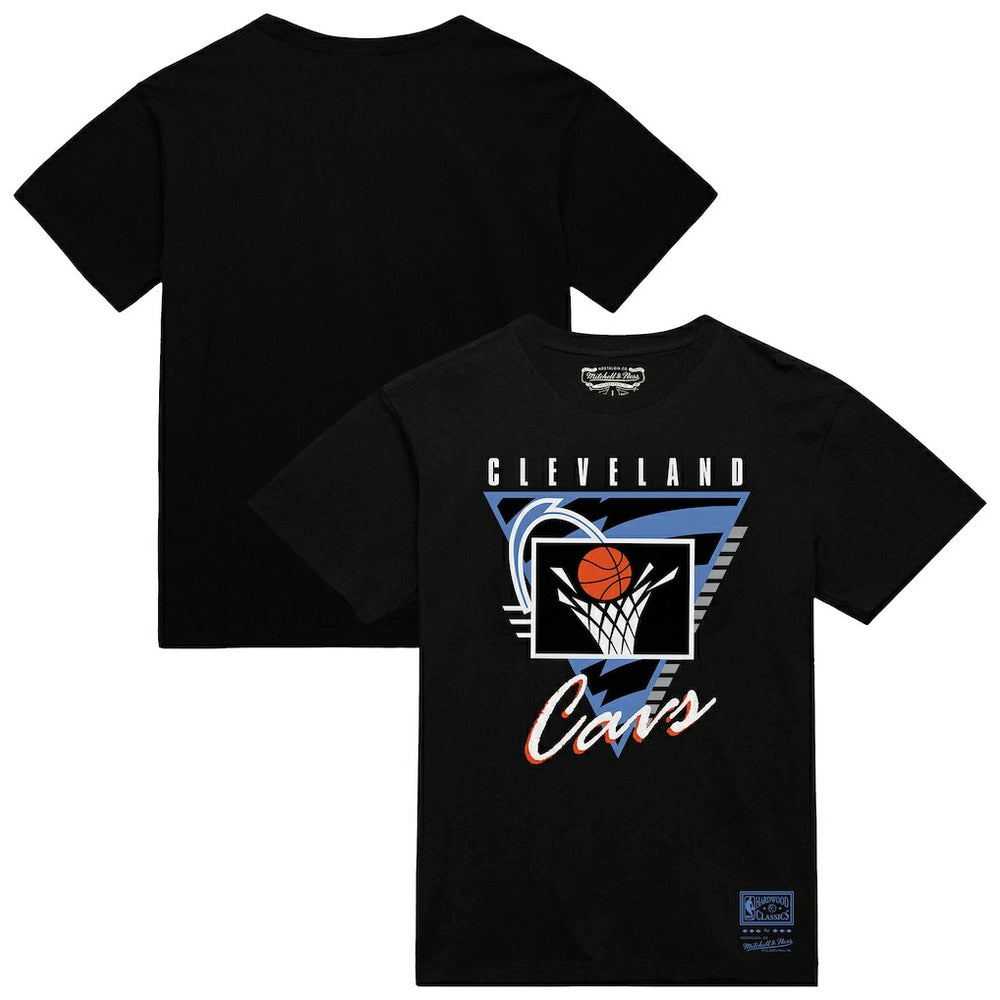 Mitchell & Ness Cleveland Cavaliers Worldwide Collection Tri-Logo T-Shirt Black