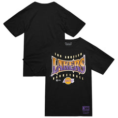 Mitchell & Ness Los Angeles Lakers Worldwide Collection Glow Up T-Shirt Black
