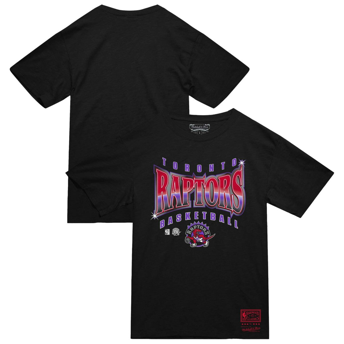 Mitchell & Ness Toronto Raptors Worldwide Collection Glow Up T-Shirt Black