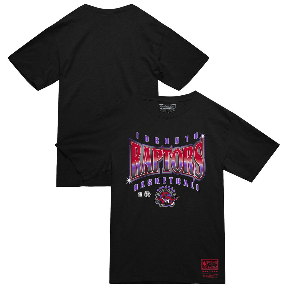 Mitchell & Ness Toronto Raptors Worldwide Collection Glow Up T-Shirt Black