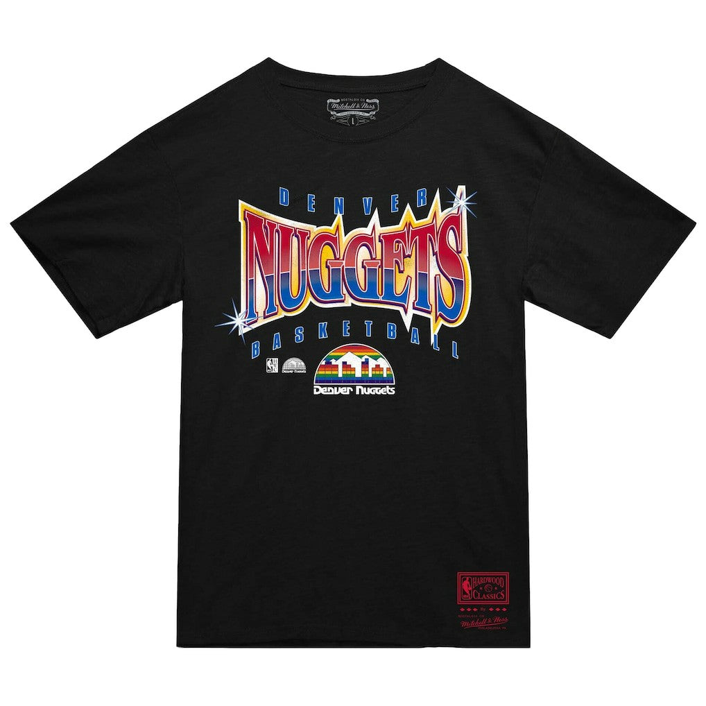 Mitchell & Ness Denver Nuggets Worldwide Collection Glow Up T-Shirt Black