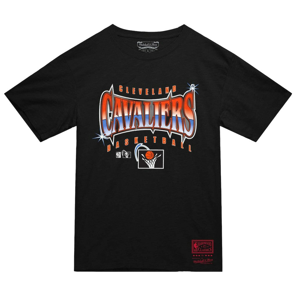 Mitchell & Ness Cleveland Cavaliers Worldwide Collection Glow Up T-Shirt Black
