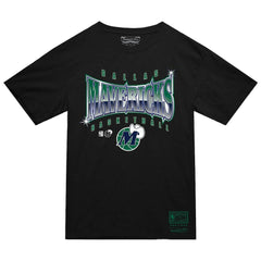 Mitchell & Ness Dallas Mavericks Worldwide Collection Glow Up T-Shirt Black