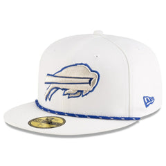 Buffalo Bills New Era 2025 Rivalries Collection Sideline Rope 59FIFTY Fitted Hat - White - NFL