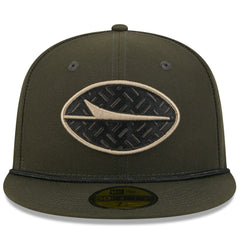New York Jets New Era 2025 Rivalries Collection Sideline Rope 59FIFTY Fitted Hat - Gotham Green - NFL