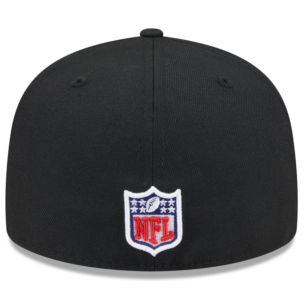 San Francisco 49ers New Era 2025 Rivalries Collection Sideline Rope 59FIFTY Fitted Hat - Black - NFL