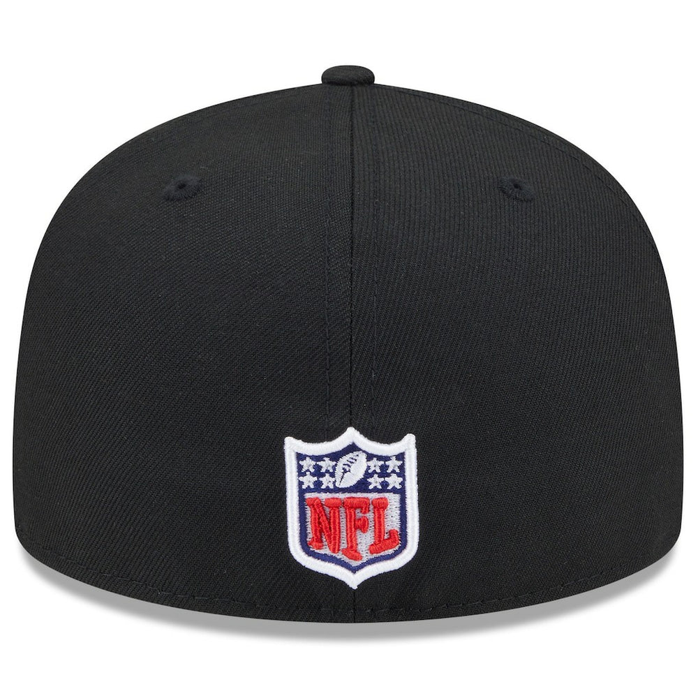 San Francisco 49ers New Era 2025 Rivalries Collection Sideline Rope 59FIFTY Fitted Hat - Black - NFL