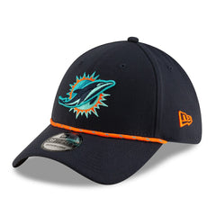 Miami Dolphins New Era 2025 Rivalries Collection Sideline 39THIRTY Flex Hat - Pitch Blue - NFL