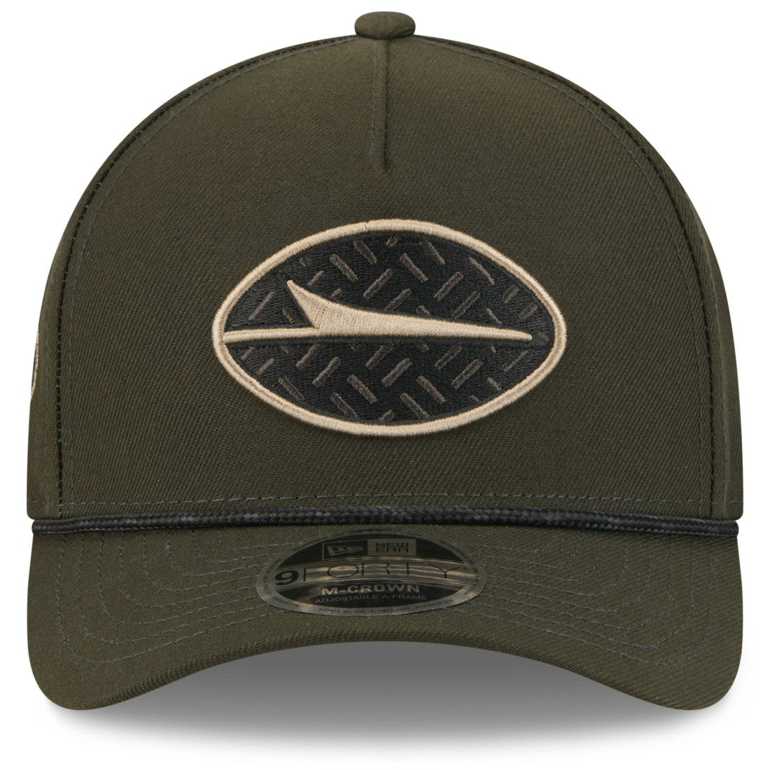 New York Jets New Era 2025 Rivalries Collection Sideline A-Frame 9FORTY Adjustable Hat - Gotham Green - NFL