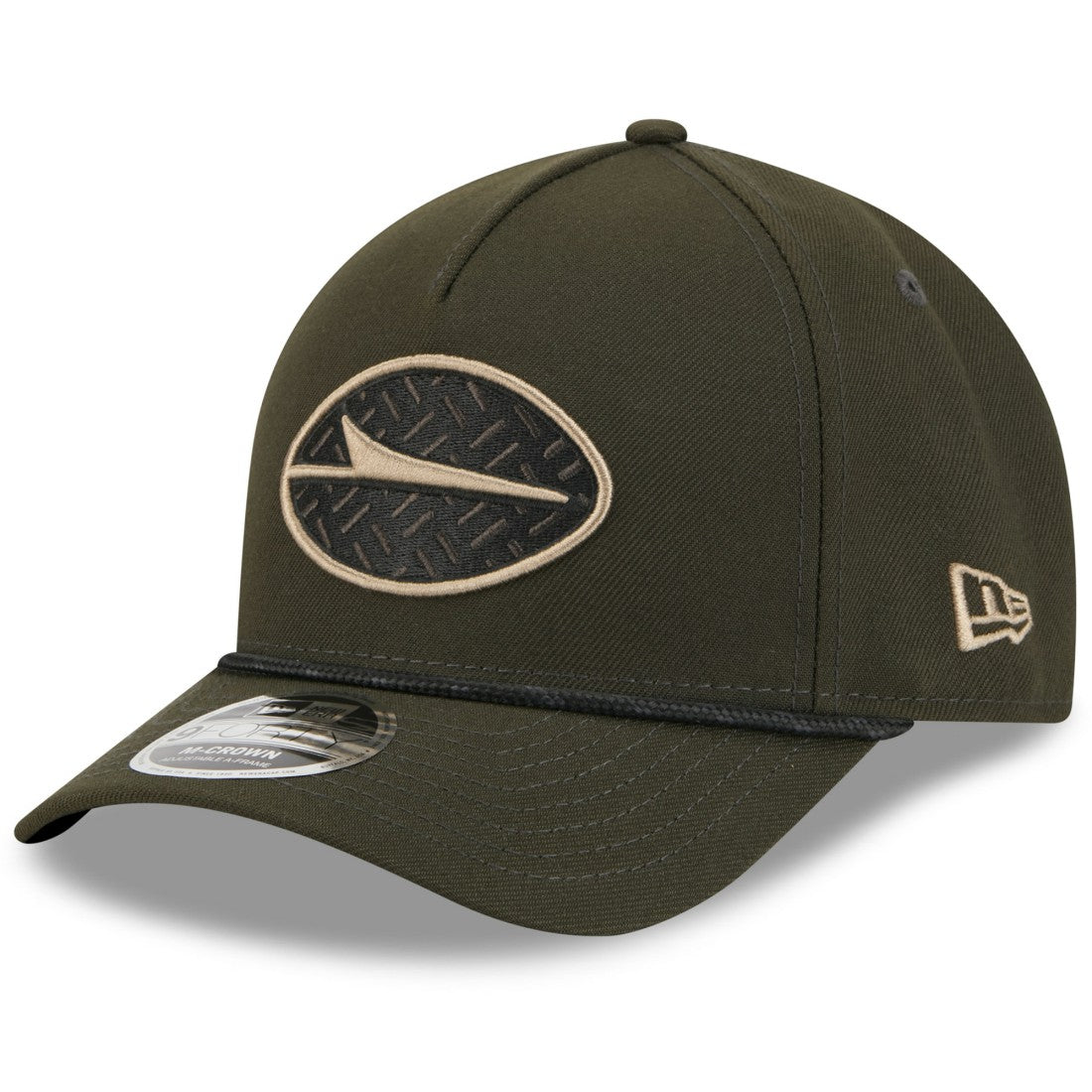 New York Jets New Era 2025 Rivalries Collection Sideline A-Frame 9FORTY Adjustable Hat - Gotham Green - NFL