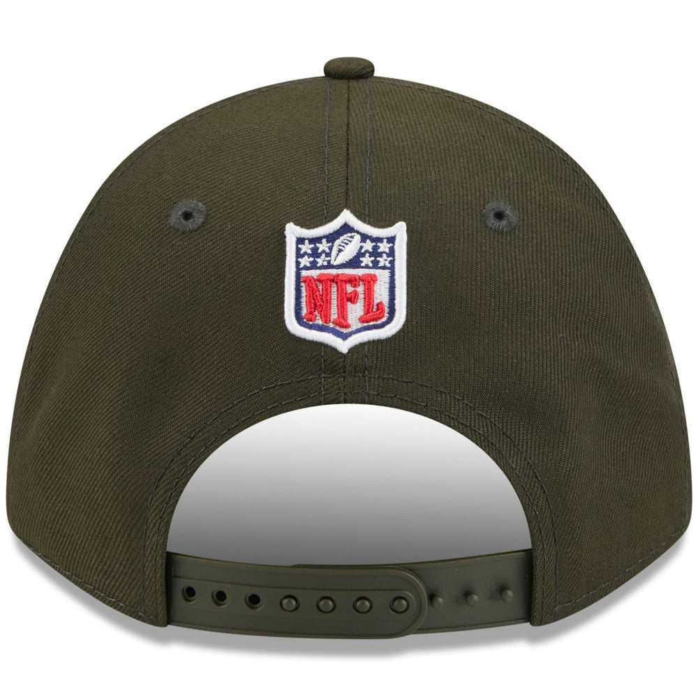 New York Jets New Era 2025 Rivalries Collection Sideline A-Frame 9FORTY Adjustable Hat - Gotham Green - NFL