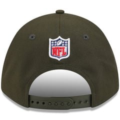 New York Jets New Era 2025 Rivalries Collection Sideline A-Frame 9FORTY Adjustable Hat - Gotham Green - NFL
